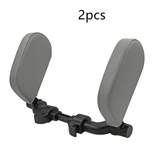 Adjustable Car Seat Neck Pillow – PU Leather | Side Sleep Support | Universal Fit | Multiple Colours | Single & 2pc