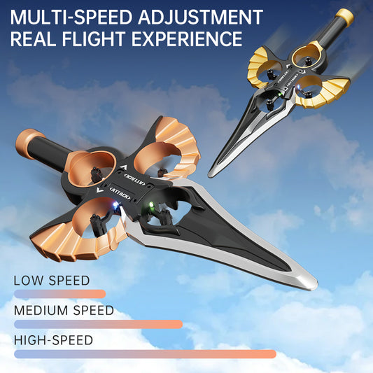 Gesture Control Flying Sword Drone – RC Foam Aircraft | 6-Channel | Indoor & Outdoor | Kids Gift