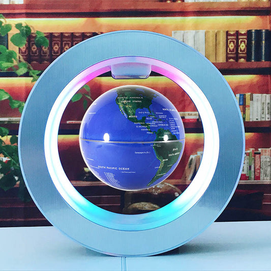 Magnetic Levitating Globe with LED Light – Floating World Map Desk Decor | Anti-Gravity