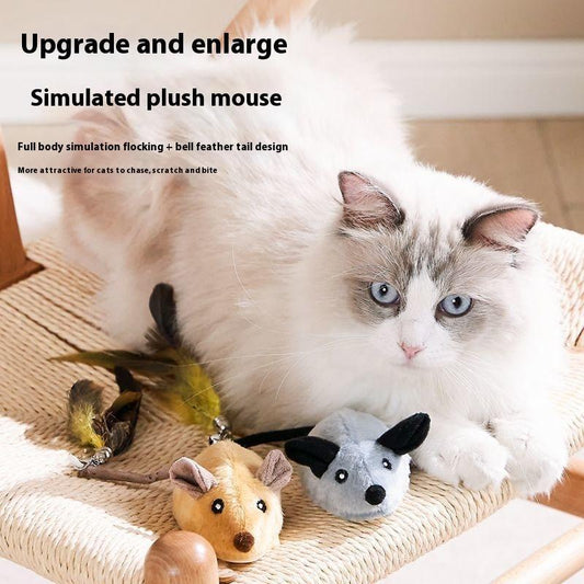 Electric Interactive Mouse Toy for Cats – Automatic Moving Cat Teaser