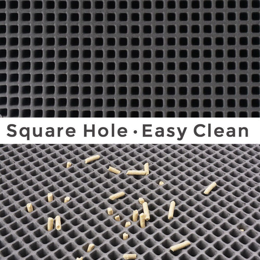 Honeycomb Double-Layer Cat Litter Trapping Mat – Waterproof, Non-Slip & Easy to Clean