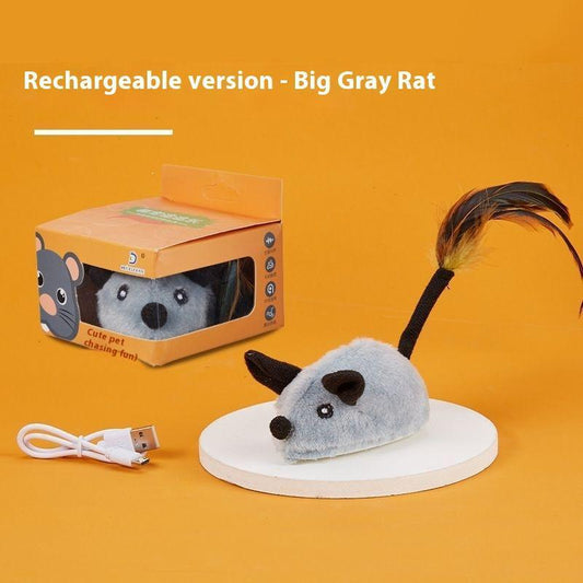 Electric Interactive Mouse Toy for Cats – Automatic Moving Cat Teaser