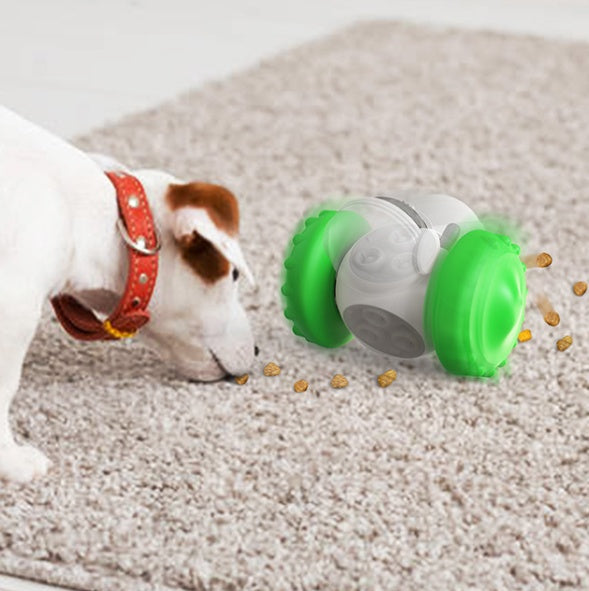Interactive Tumbler Slow Feeder Pet Toy – IQ Training Treat Dispenser | Self-Balancing | Cats & Dogs | 4 Colours