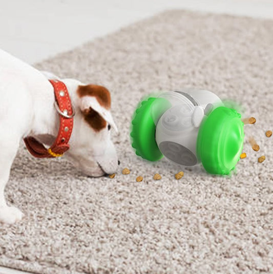 Interactive Tumbler Slow Feeder Pet Toy – IQ Training Treat Dispenser | Self-Balancing | Cats & Dogs | 4 Colours