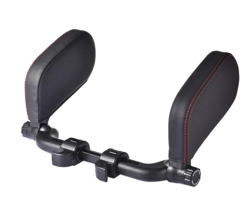 Adjustable Car Seat Neck Pillow – PU Leather | Side Sleep Support | Universal Fit | Multiple Colours | Single & 2pc