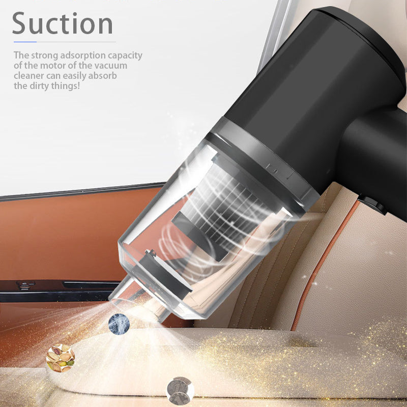 Wireless Car Vacuum Cleaner – Cordless Handheld | 4500PA / 6000PA | Cyclone Suction | 2 Models | Black & White