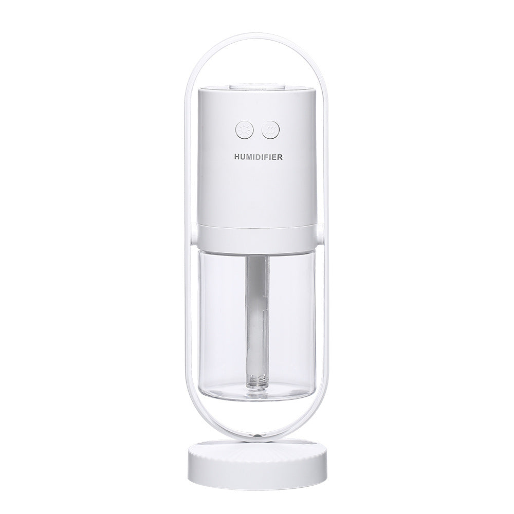 USB Air Humidifier with Projection Night Light – Ultrasonic Mist Maker | 200ml | Silent <30dB | Home, Car & Office