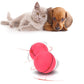 LED Rolling Cat Toy Ball – 360° Auto-Rotating with Catnip, Feathers & Color-Changing Lights
