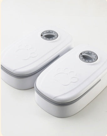 2-in-1 Gravity Pet Feeder & Water Dispenser – Auto Food & Water Supply | No Electricity | Cats & Dogs | Single & Double Meal