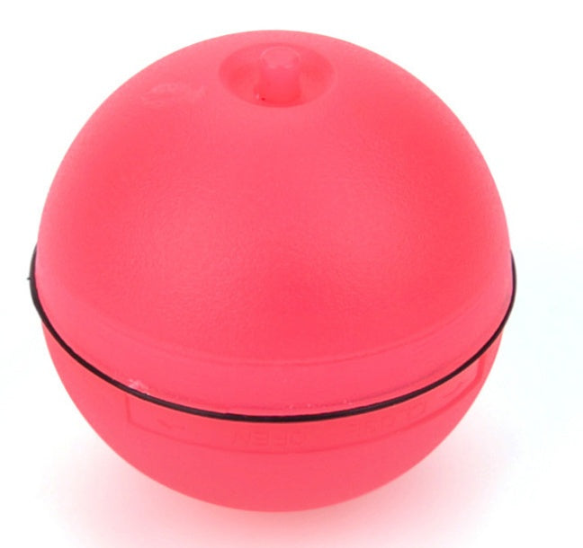 LED Rolling Cat Toy Ball – 360° Auto-Rotating with Catnip, Feathers & Color-Changing Lights