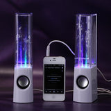 Dancing Water Speaker with LED Light Fountain – 3D Surround Sound | USB Powered | Black & White