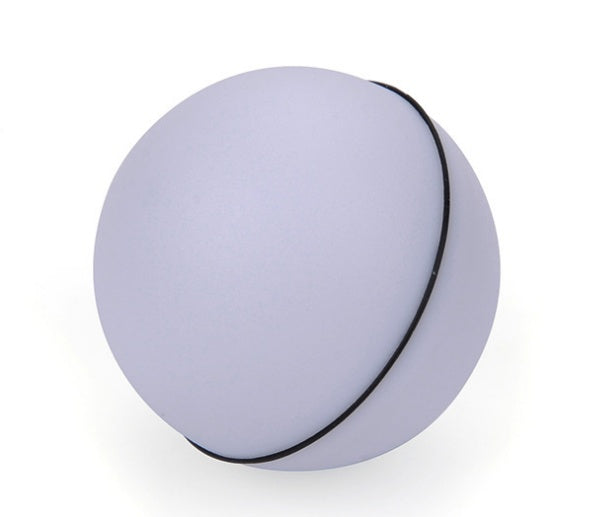 LED Rolling Cat Toy Ball – 360° Auto-Rotating with Catnip, Feathers & Color-Changing Lights