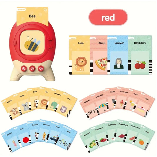 Talking Flash Cards Rocket Toy – 224 Sight Words Speech & Learning Device for Toddlers Ages 1-6
