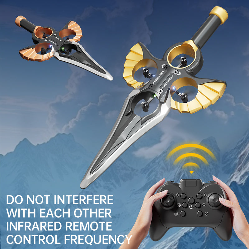 Gesture Control Flying Sword Drone – RC Foam Aircraft | 6-Channel | Indoor & Outdoor | Kids Gift