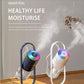 USB Air Humidifier with Projection Night Light – Ultrasonic Mist Maker | 200ml | Silent <30dB | Home, Car & Office