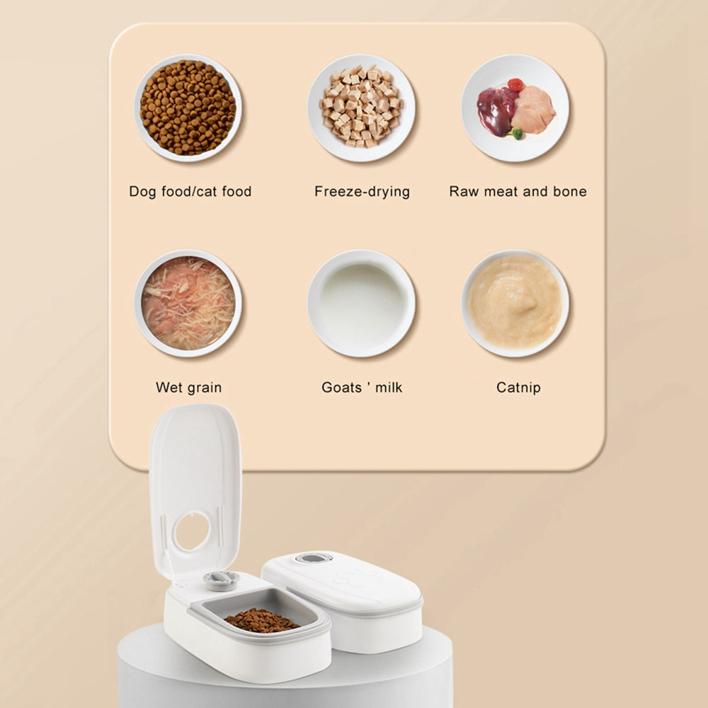 2-in-1 Gravity Pet Feeder & Water Dispenser – Auto Food & Water Supply | No Electricity | Cats & Dogs | Single & Double Meal