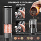 Electric Salt & Pepper Grinder Set – Battery-Powered, Adjustable Coarseness | 2-Pack