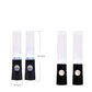 Dancing Water Speaker with LED Light Fountain – 3D Surround Sound | USB Powered | Black & White