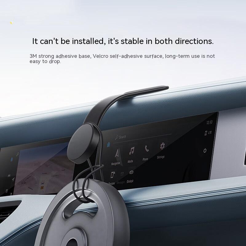 MagSafe Magnetic Bendable Car Phone Mount – 15W Wireless Charging | 360° Rotation | 25N Hold | iPhone 12-15
