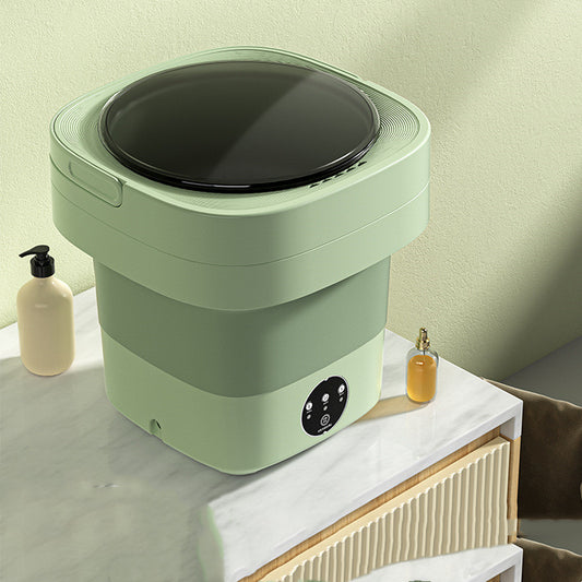 Portable Foldable Mini Washing Machine – Compact Laundry for Travel & Small Spaces