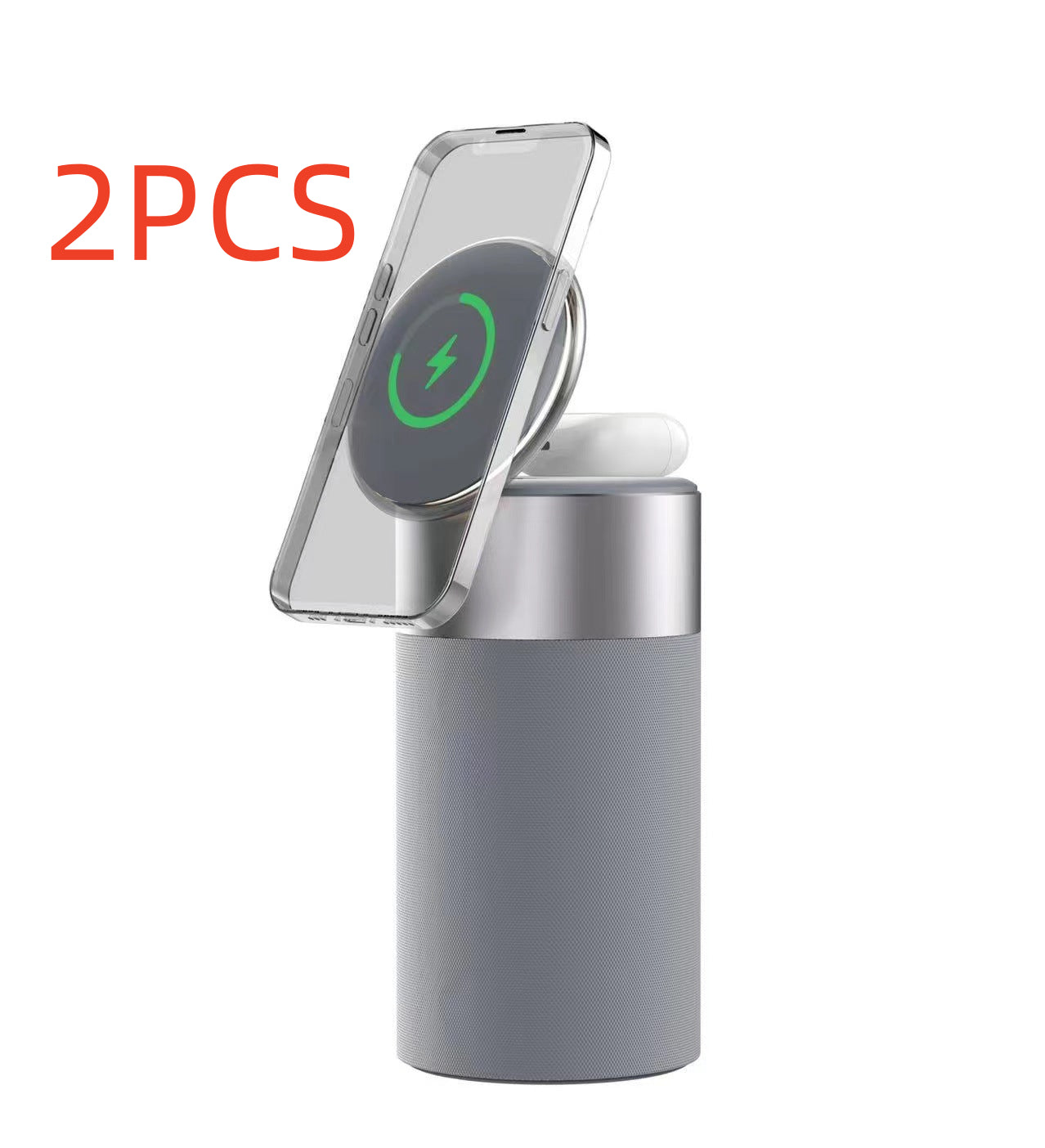 3-in-1 Wireless Charger, Bluetooth Speaker & Touch Lamp – Phone & Earphone Charging | Home & Office