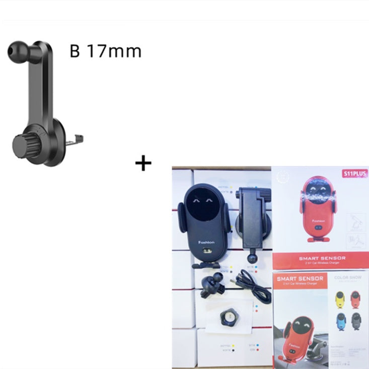 Infrared Auto-Clamping Car Wireless Charger & Phone Holder – 10W Fast Charge | 360° | Universal 4–6.5" | 4 Colours