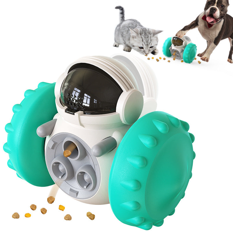 Interactive Tumbler Slow Feeder Pet Toy – IQ Training Treat Dispenser | Self-Balancing | Cats & Dogs | 4 Colours