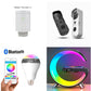 Smart G-Shaped LED Atmosphere Lamp with Bluetooth Speaker & Wireless Charger