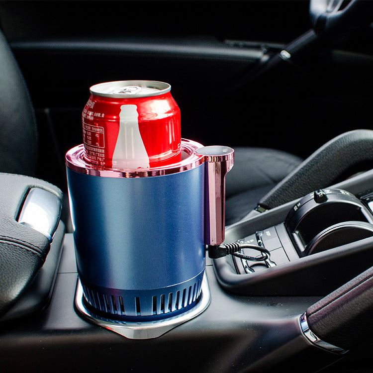 2-in-1 Smart Car Cup Warmer & Cooler – 12V Digital Temperature Display | Baby Bottle Warmer | Universal Fit