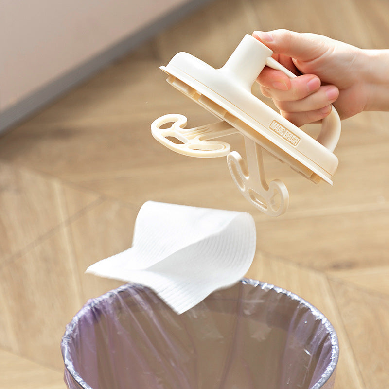 Disposable Magic Cleaning Brush with 50 Refill Wipes – Multi-Surface Home Cleaner