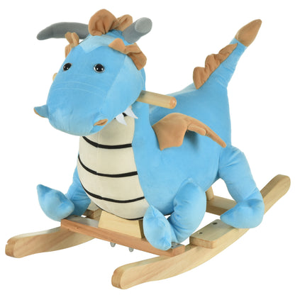 Wooden Dinosaur Rocking Horse for Toddlers | Realistic Sounds | Ages 18-36 Months