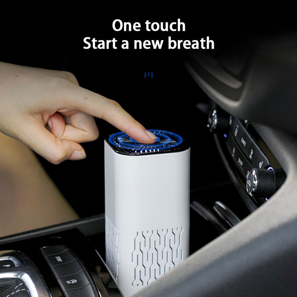 Portable Air Purifier with Negative Ion Generator – Removes Dust, Smoke & Odours | Home & Car