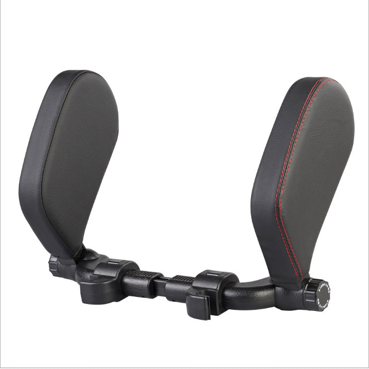 Adjustable Car Seat Neck Pillow – PU Leather | Side Sleep Support | Universal Fit | Multiple Colours | Single & 2pc
