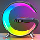 Smart G-Shaped LED Atmosphere Lamp with Bluetooth Speaker & Wireless Charger