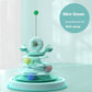 4-Level Cat Toy Tower Turntable – Interactive Roller Ball Track | Mint Ball & Table Tennis Options | 5 Colours