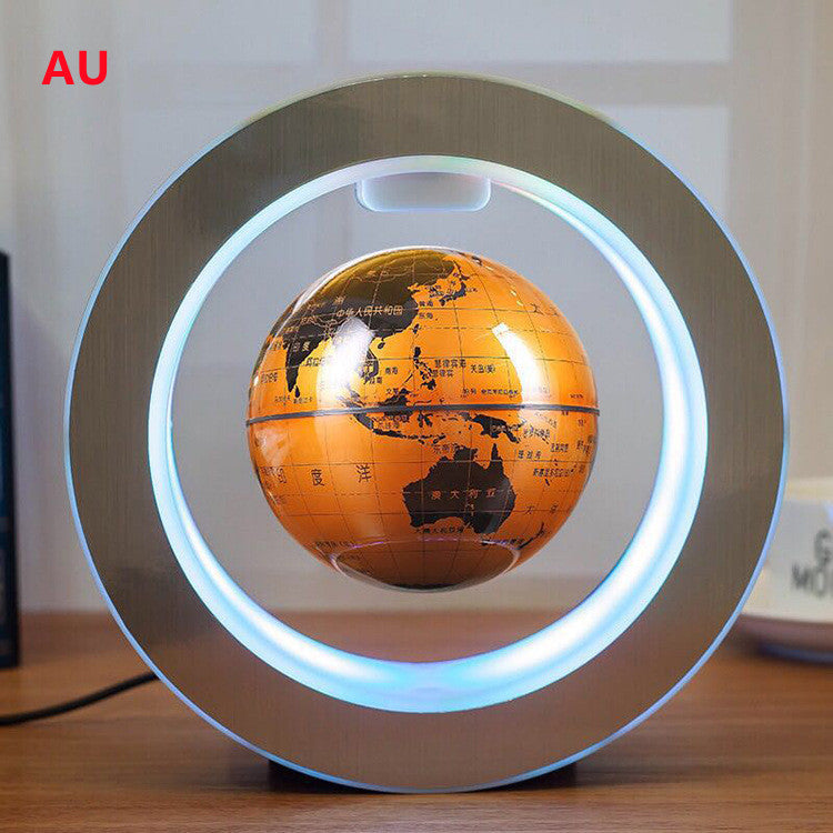 Magnetic Levitating Globe with LED Light – Floating World Map Desk Decor | Anti-Gravity