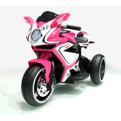 6V Kids Electric Ride-On Motorcycle with LED Lights & Music | Ages 3–4