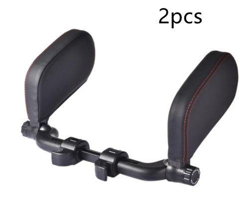 Adjustable Car Seat Neck Pillow – PU Leather | Side Sleep Support | Universal Fit | Multiple Colours | Single & 2pc