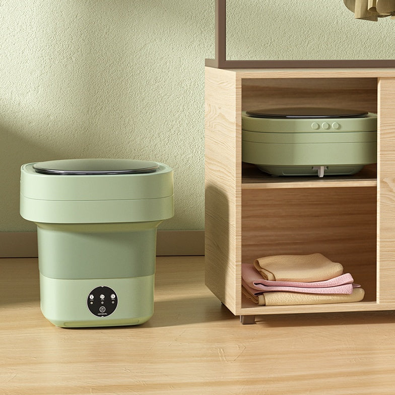 Portable Foldable Mini Washing Machine – Compact Laundry for Travel & Small Spaces