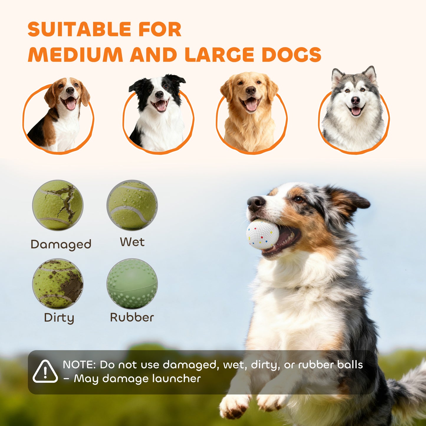 Automatic Dog Ball Launcher – Adjustable Distance up to 79 ft with Remote Control
