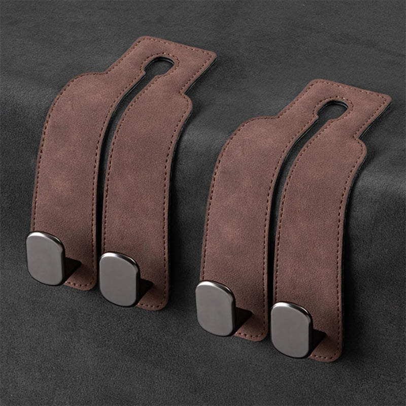 Car Seat Headrest Hooks – Heavy-Duty Purse & Bag Organizer Hook | 1, 2 or 4 Pack