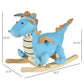 Wooden Dinosaur Rocking Horse for Toddlers | Realistic Sounds | Ages 18-36 Months