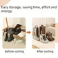 PVC Shoe Storage Bags 4-Pack – Dustproof, Moisture-Resistant & Transparent | Travel & Home Organisation