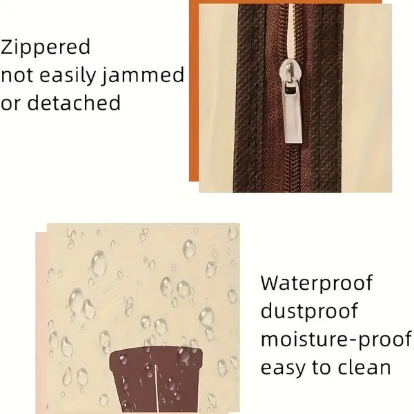 PVC Shoe Storage Bags 4-Pack – Dustproof, Moisture-Resistant & Transparent | Travel & Home Organisation
