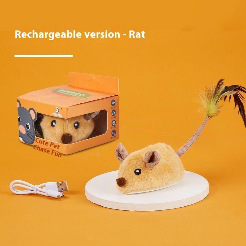 Electric Interactive Mouse Toy for Cats – Automatic Moving Cat Teaser