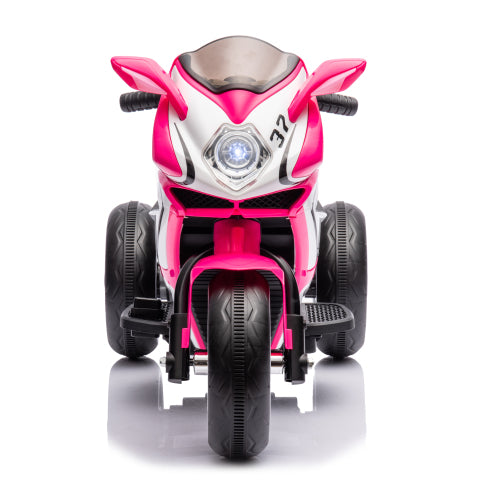 6V Kids Electric Ride-On Motorcycle with LED Lights & Music | Ages 3–4
