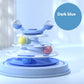 4-Level Cat Toy Tower Turntable – Interactive Roller Ball Track | Mint Ball & Table Tennis Options | 5 Colours