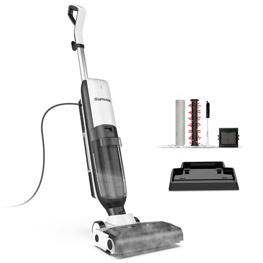 4-in-1 Steam Vacuum Mop – Self-Cleaning, Wet & Dry | 100°C Steam | LED Display | Hardwood & Carpet