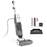 4-in-1 Steam Vacuum Mop – Self-Cleaning, Wet & Dry | 100°C Steam | LED Display | Hardwood & Carpet