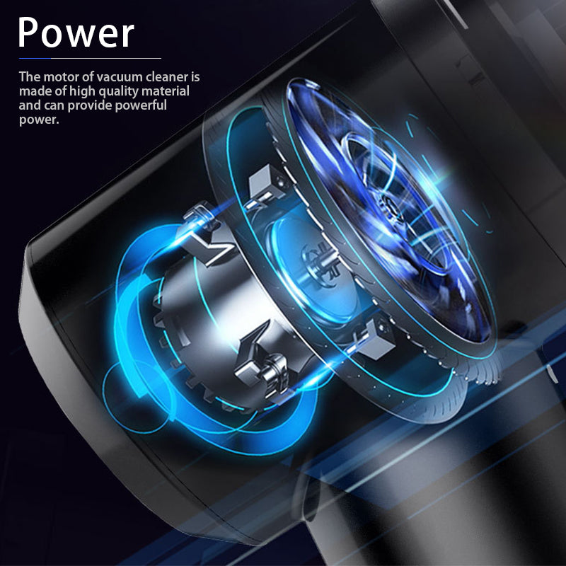 Wireless Car Vacuum Cleaner – Cordless Handheld | 4500PA / 6000PA | Cyclone Suction | 2 Models | Black & White